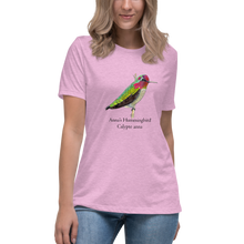 Load image into Gallery viewer, Anna&#39;s Hummingbird Women&#39;s Relaxed T-Shirt
