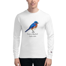 Load image into Gallery viewer, Eastern Bluebird Men&#39;s Champion Long Sleeve Shirt
