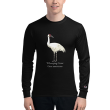 Load image into Gallery viewer, Whooping Crane Men&#39;s Champion Long Sleeve Shirt
