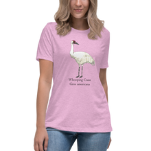 Load image into Gallery viewer, Whooping Crane Women&#39;s Relaxed T-Shirt
