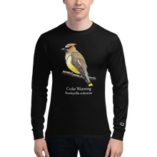 Load image into Gallery viewer, Cedar Waxwing Long-Sleeve Champion Shirt
