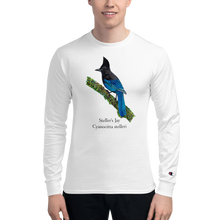 Load image into Gallery viewer, Steller&#39;s Jay Men&#39;s Champion Long Sleeve Shirt

