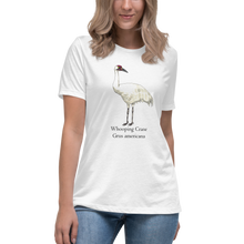 Load image into Gallery viewer, Whooping Crane Women&#39;s Relaxed T-Shirt
