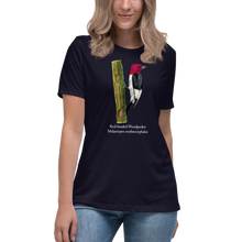 Load image into Gallery viewer, Red-Headed Woodpecker Women&#39;s Relaxed T-Shirt
