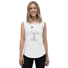 Load image into Gallery viewer, Whooping Crane Women&#39;s Cap Sleeve T-Shirt
