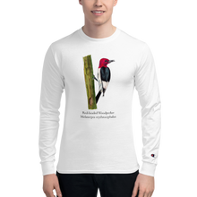 Load image into Gallery viewer, Red-Headed Woodpecker Men&#39;s Champion Long Sleeve Shirt
